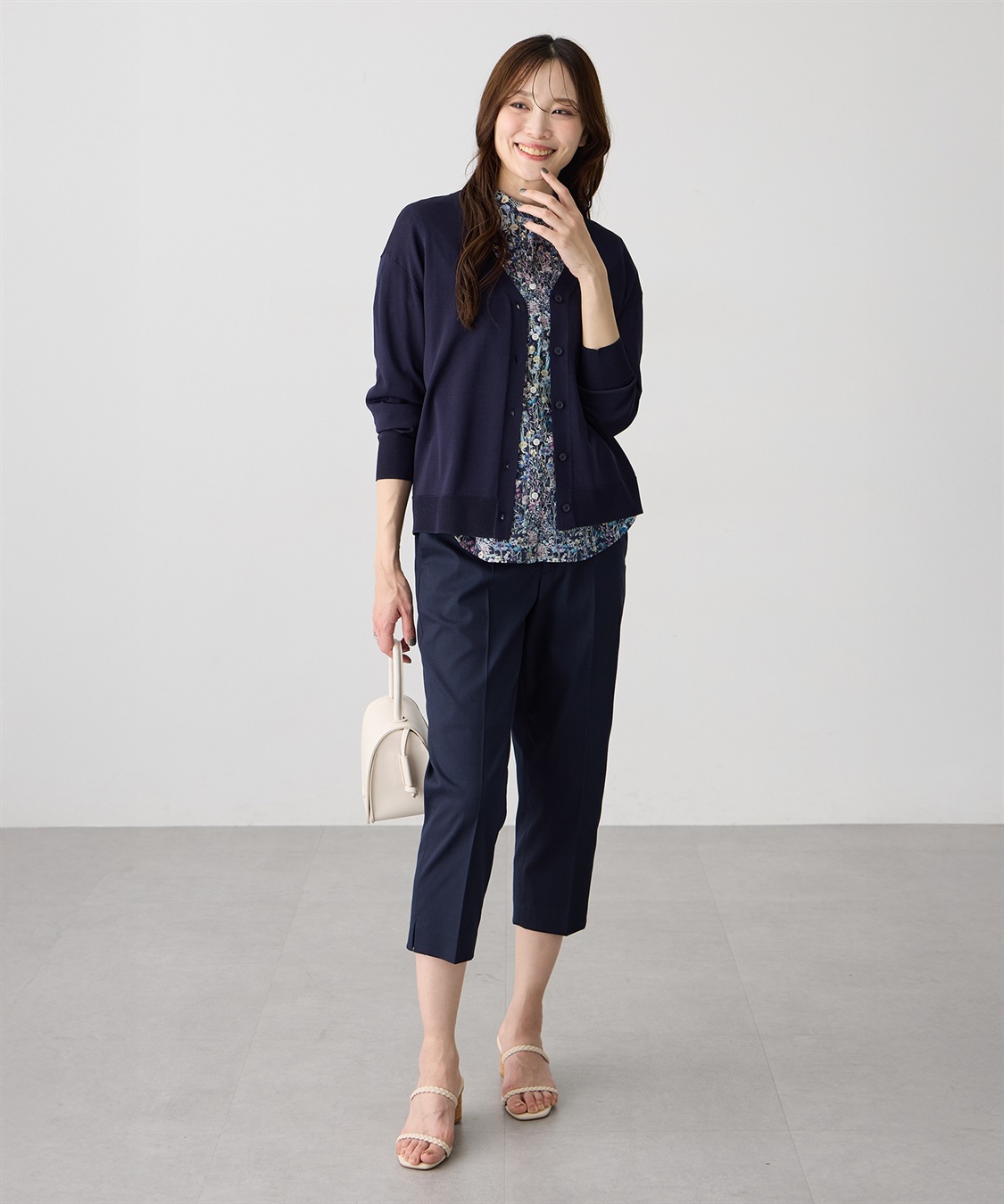 A/C DESIGN BY ALPHA CUBIC Vネックカーディガン_sub_7