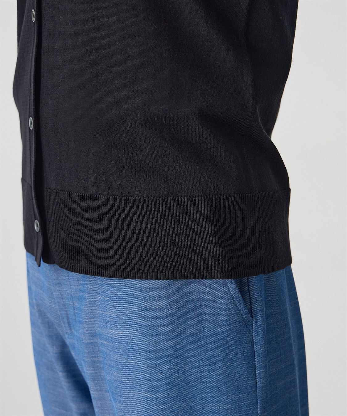 A/C DESIGN BY ALPHA CUBIC クルーネックニットカーディガン【綿100％・ハンドウォッシャブル】_sub_8