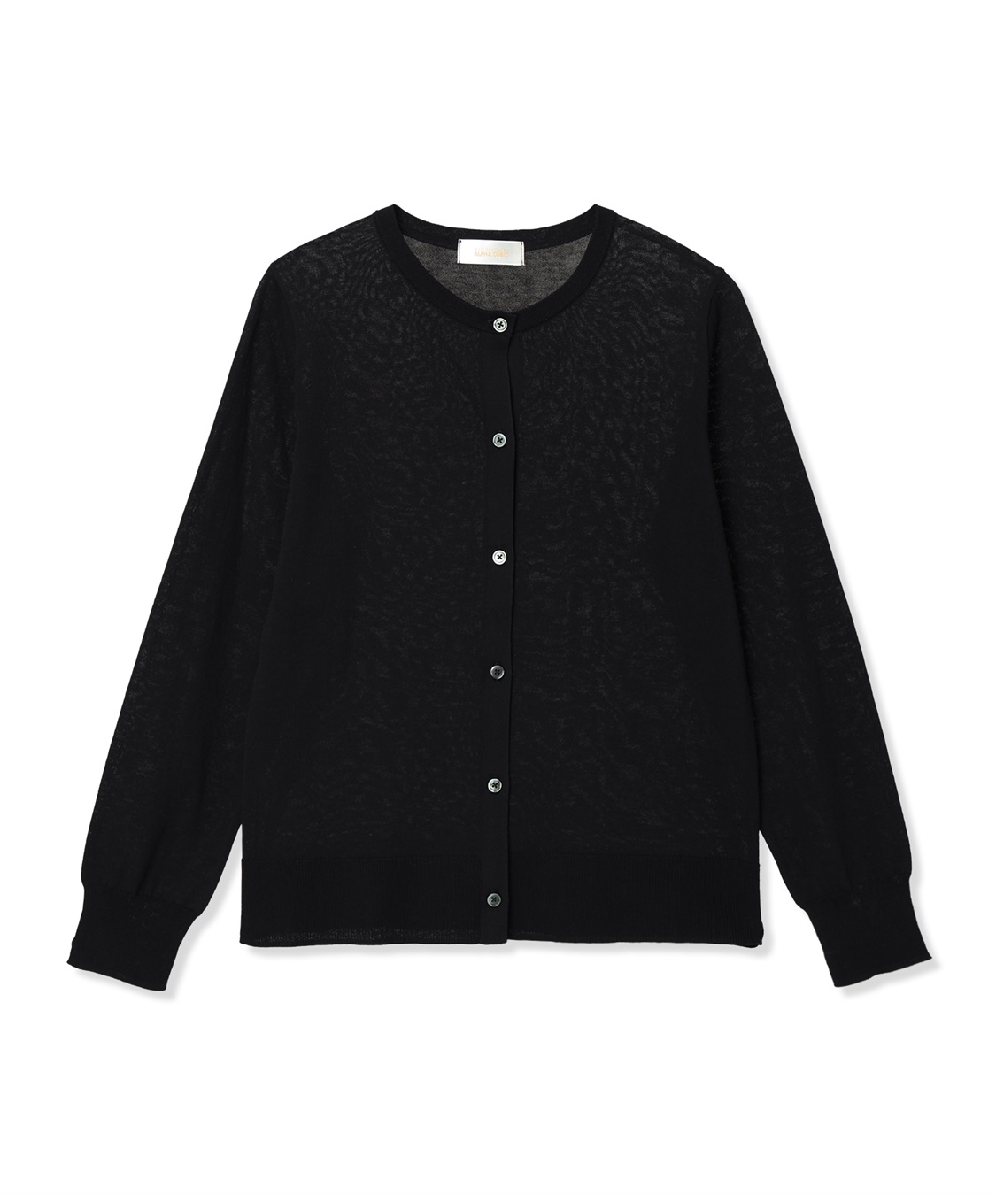 A/C DESIGN BY ALPHA CUBIC クルーネックニットカーディガン【綿100％・ハンドウォッシャブル】_sub_9