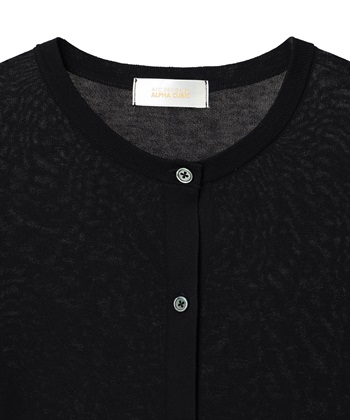 A/C DESIGN BY ALPHA CUBIC クルーネックニットカーディガン【綿100％・ハンドウォッシャブル】_subthumb_11