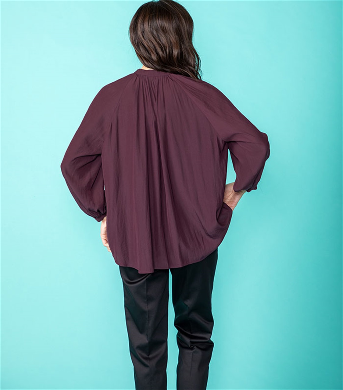 A/C DESIGN BY ALPHA CUBIC サテンバンドカラーシャツ_sub_12