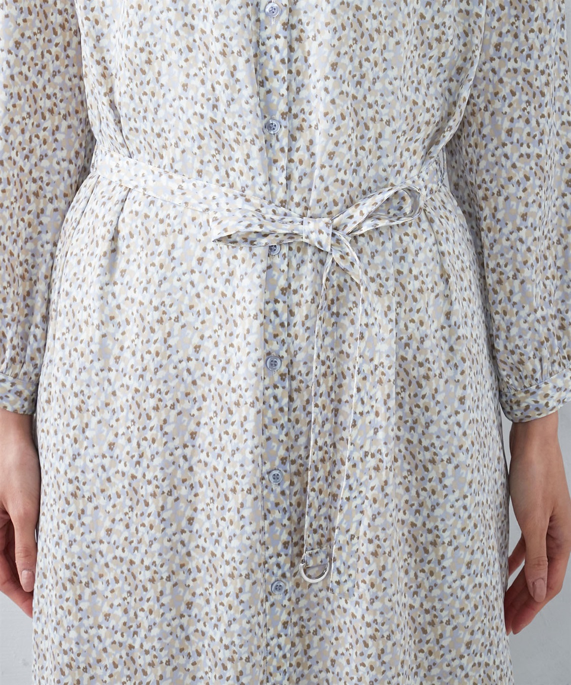 A/C DESIGN BY ALPHA CUBIC プリントロングワンピース_sub_8