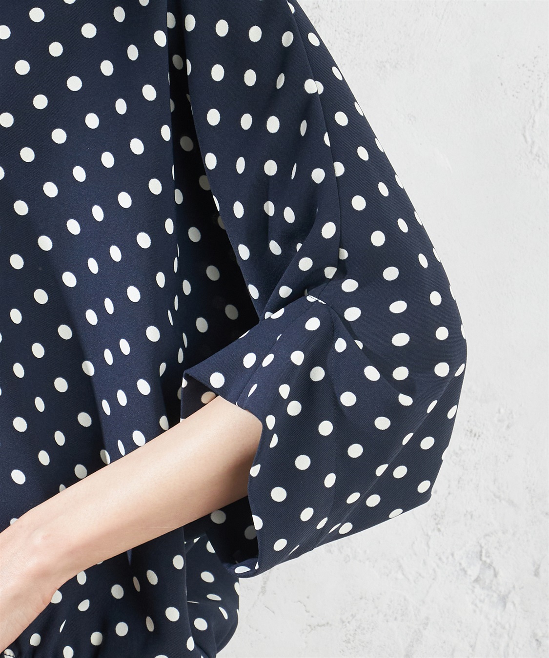 A/C DESIGN BY ALPHA CUBIC シャーリングドルマンブラウス_sub_6