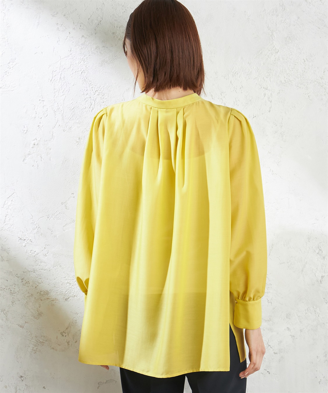 A/C DESIGN BY ALPHA CUBIC ボリュームスリーブカフタンブラウス_sub_2