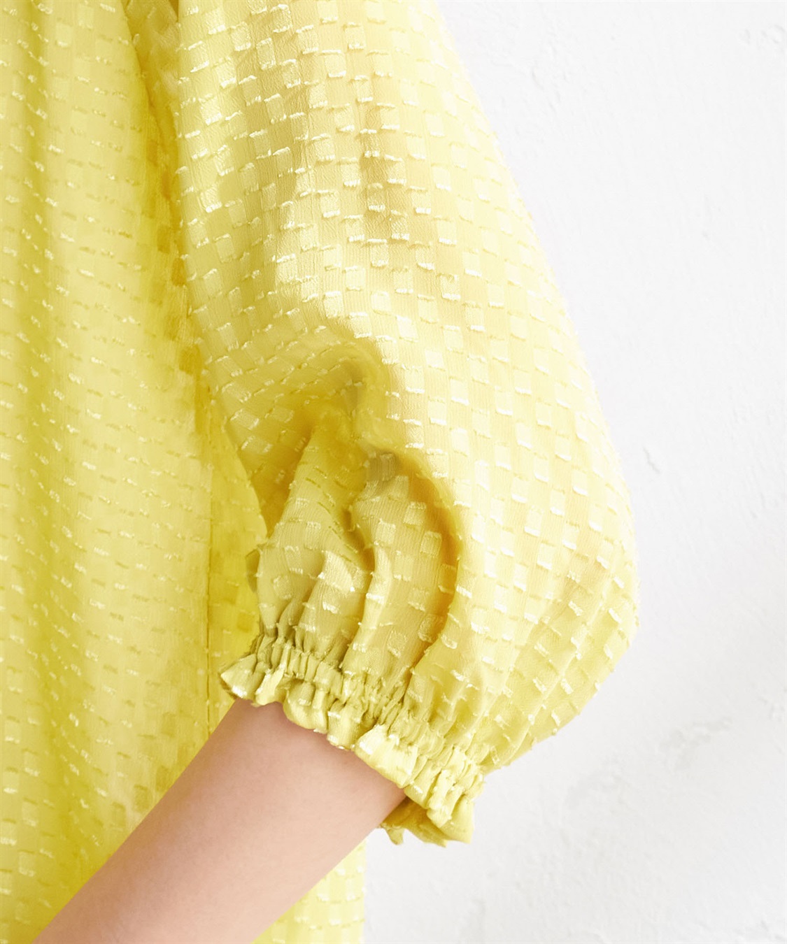 A/C DESIGN BY ALPHA CUBIC カットジャガードブラウス_sub_4