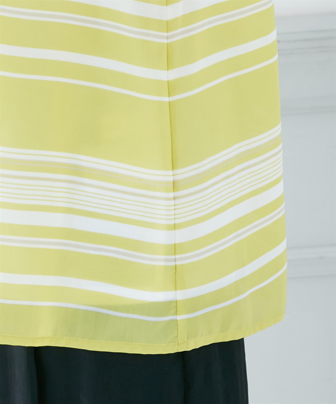 A/C DESIGN BY ALPHA CUBIC シアーボーダーブラウス_sub_6