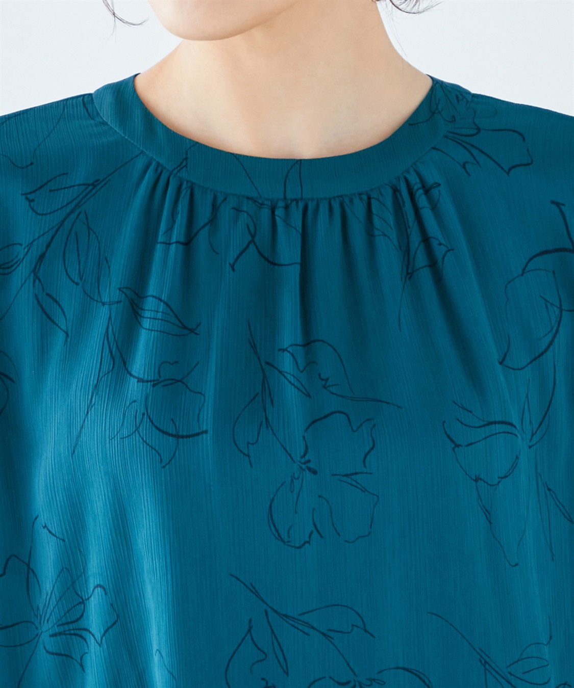 A/C DESIGN BY ALPHA CUBIC 楊柳シフォンブラウス_sub_4