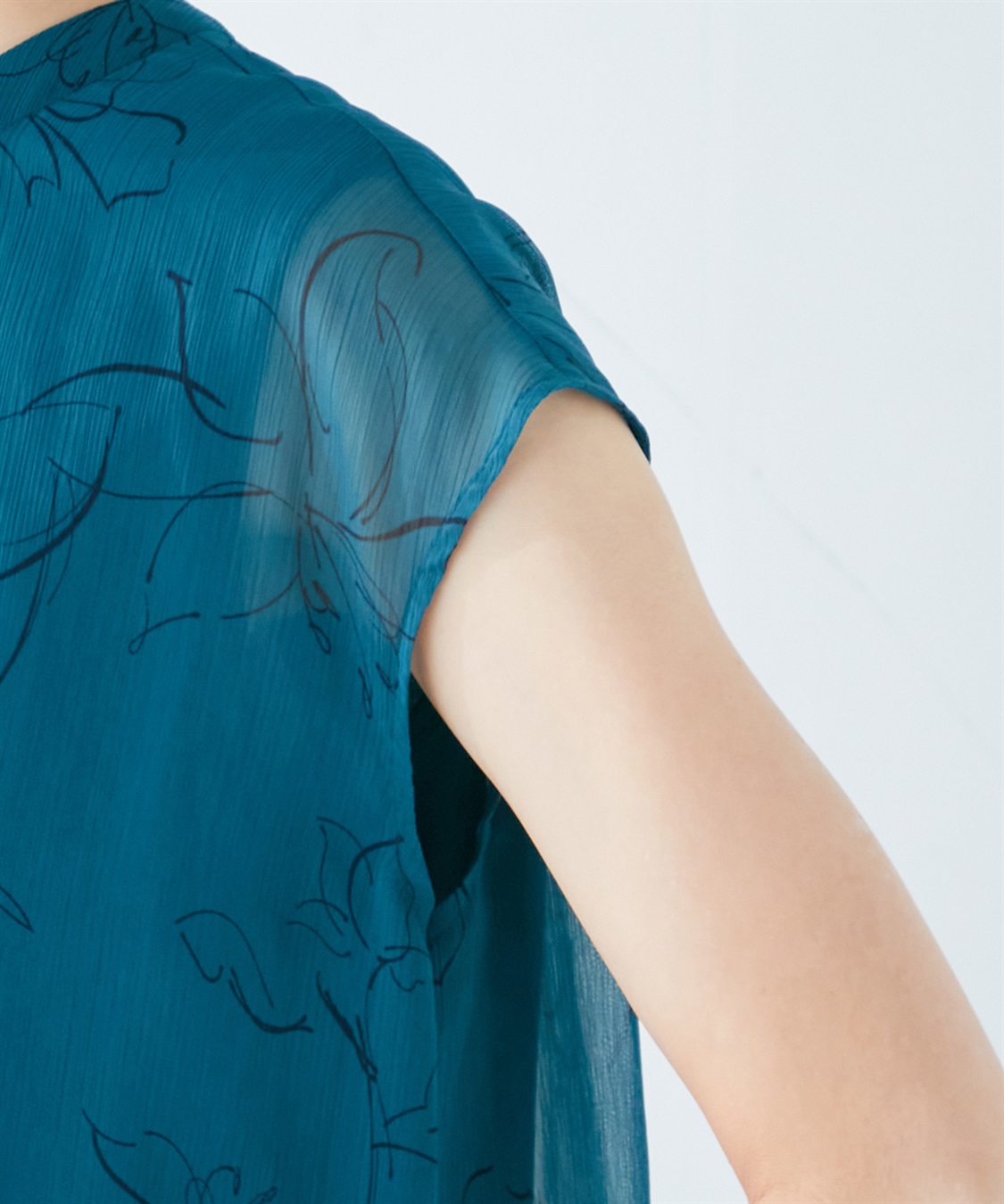 A/C DESIGN BY ALPHA CUBIC 楊柳シフォンブラウス_sub_5