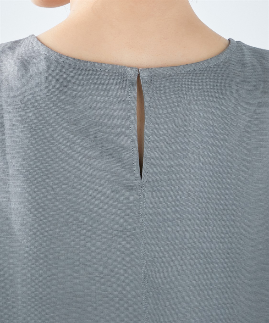 A/C DESIGN BY ALPHA CUBIC リネンブレンドTブラウス_sub_4