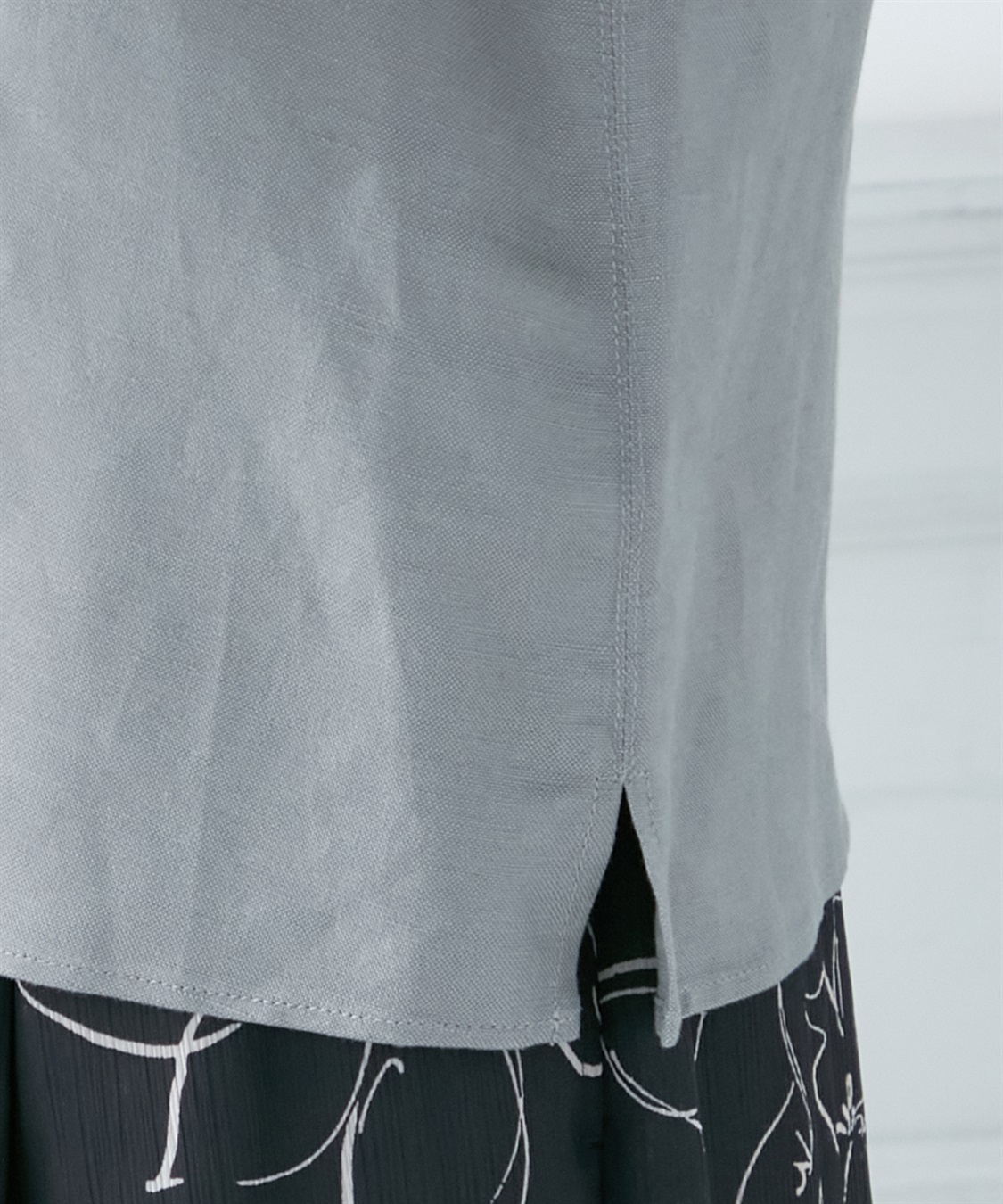 A/C DESIGN BY ALPHA CUBIC リネンブレンドTブラウス_sub_6