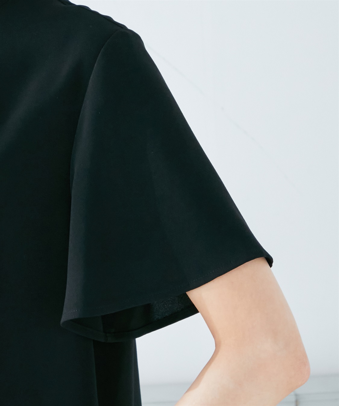 A/C DESIGN BY ALPHA CUBIC 【接触冷感】ボウタイブラウス_sub_4