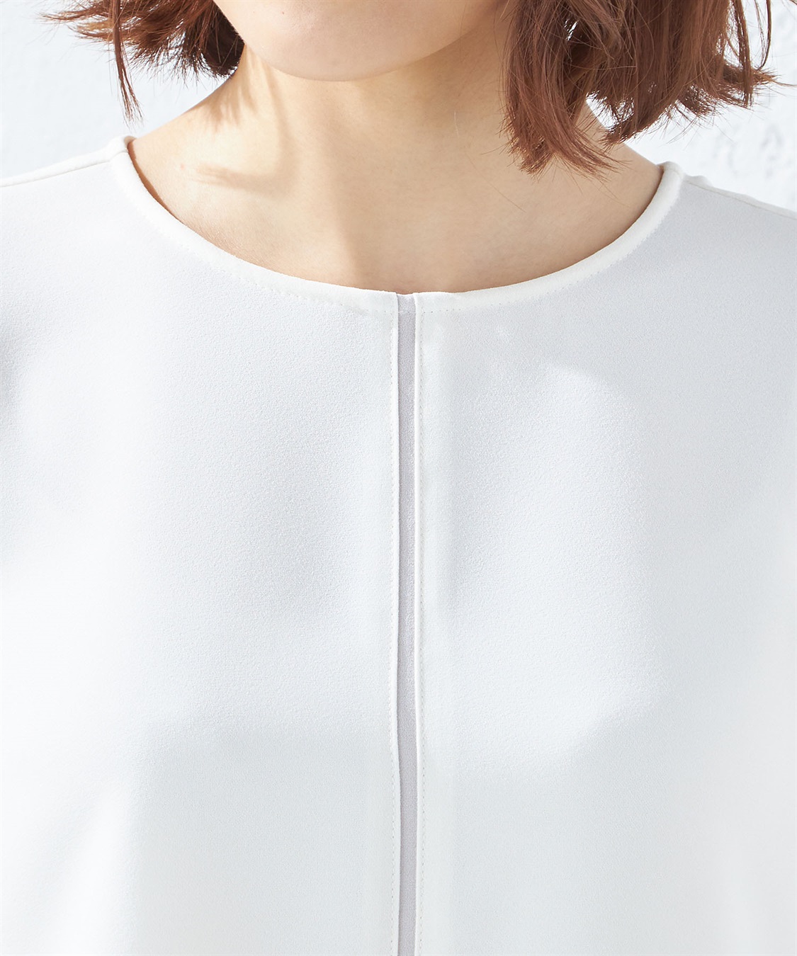 A/C DESIGN BY ALPHA CUBIC 【接触冷感】配色ラインブラウス_sub_3