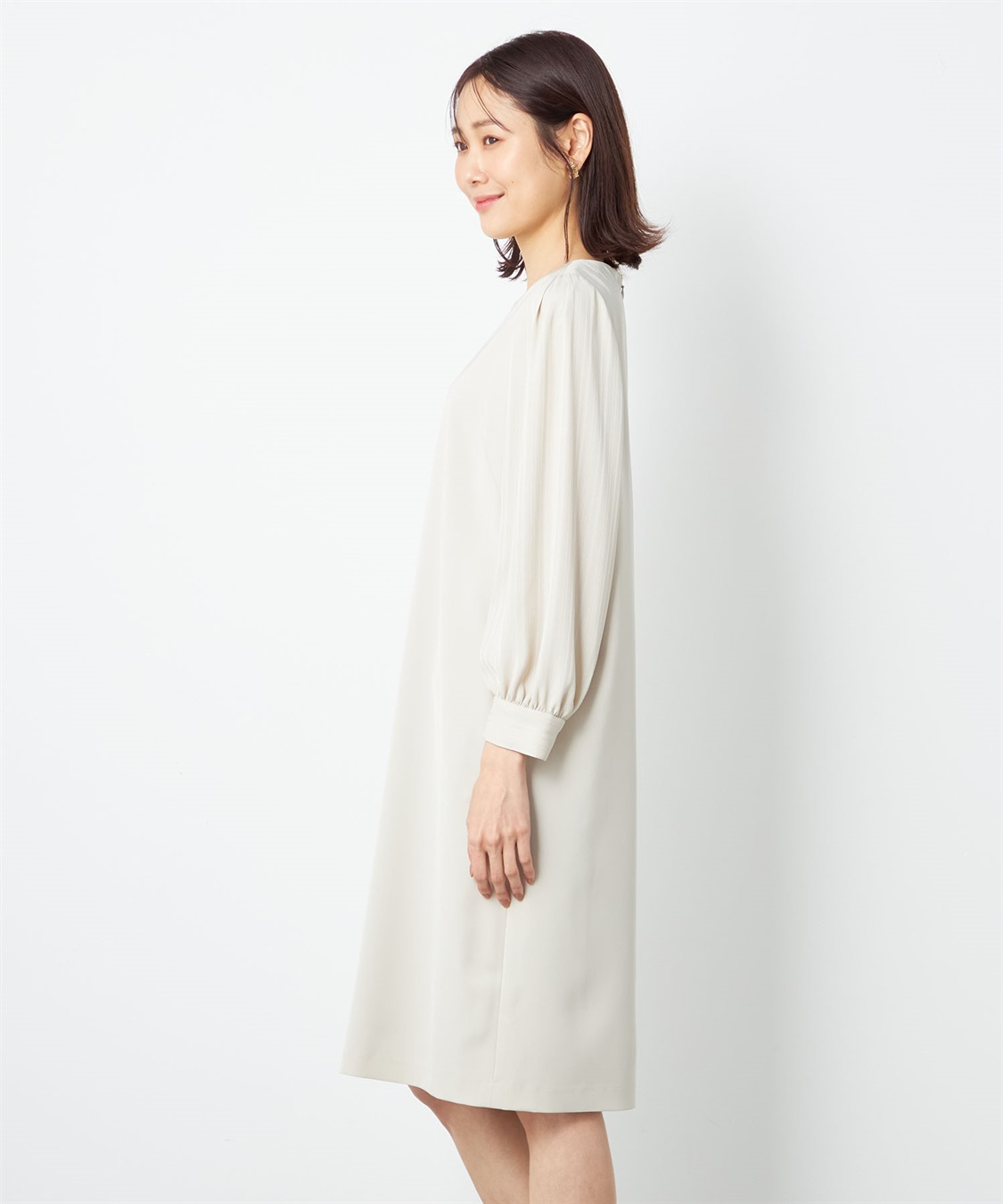 A/C DESIGN BY ALPHA CUBIC NOIE(R)/ノイエストライプスリーブワンピース_sub_1