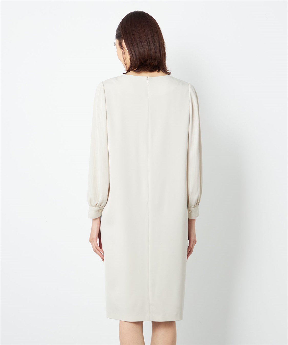 A/C DESIGN BY ALPHA CUBIC NOIE(R)/ノイエストライプスリーブワンピース_sub_2