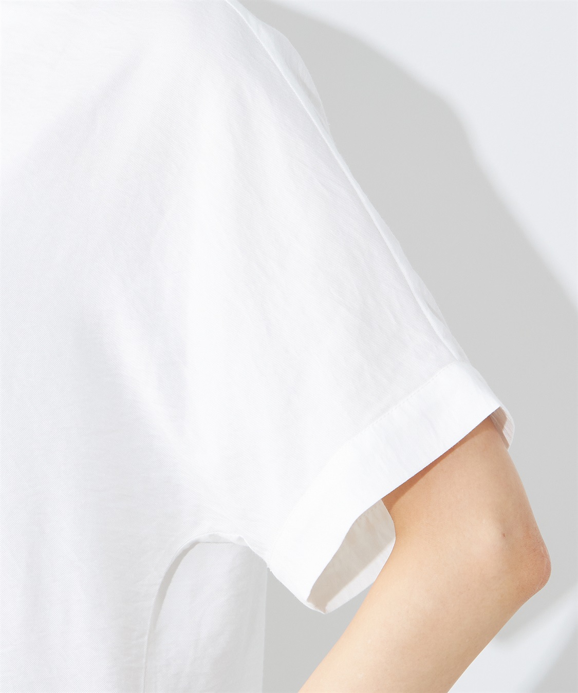 A/C DESIGN BY ALPHA CUBIC リネンブレンドスキッパーブラウス_sub_5