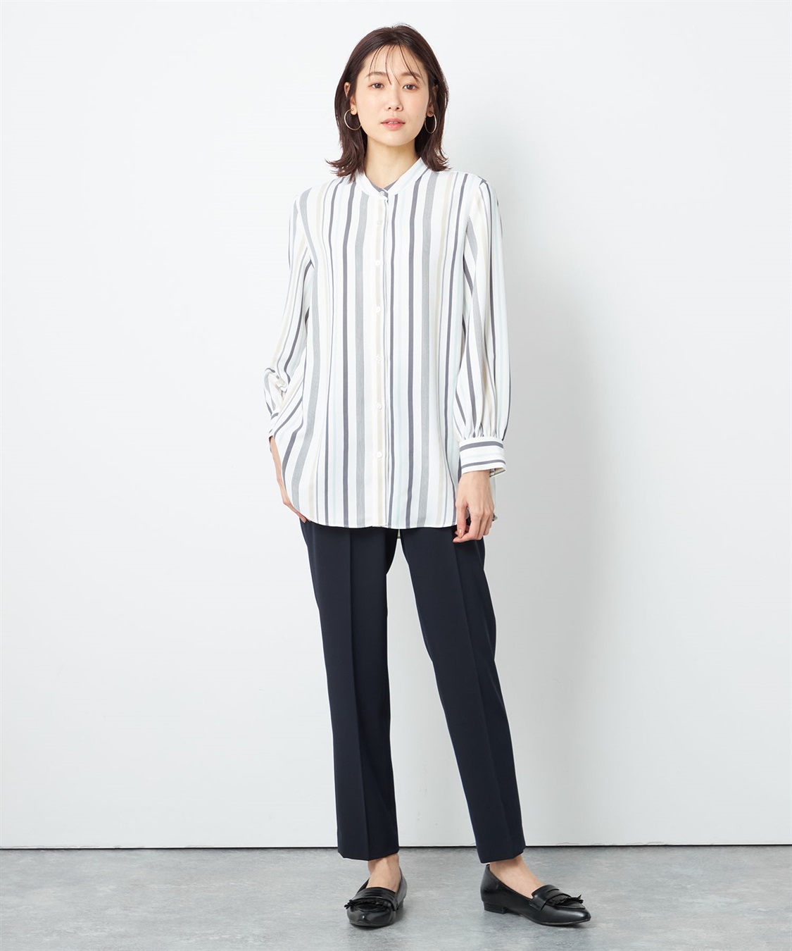 A/C DESIGN BY ALPHA CUBIC ロングシャツ_sub_8