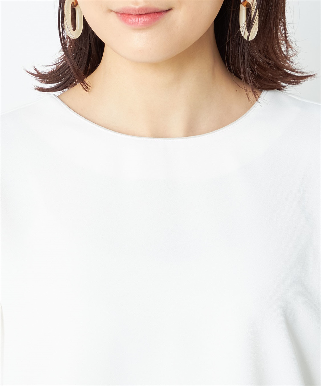 A/C DESIGN BY ALPHA CUBIC 配色バルーンスリーブブラウス_sub_4