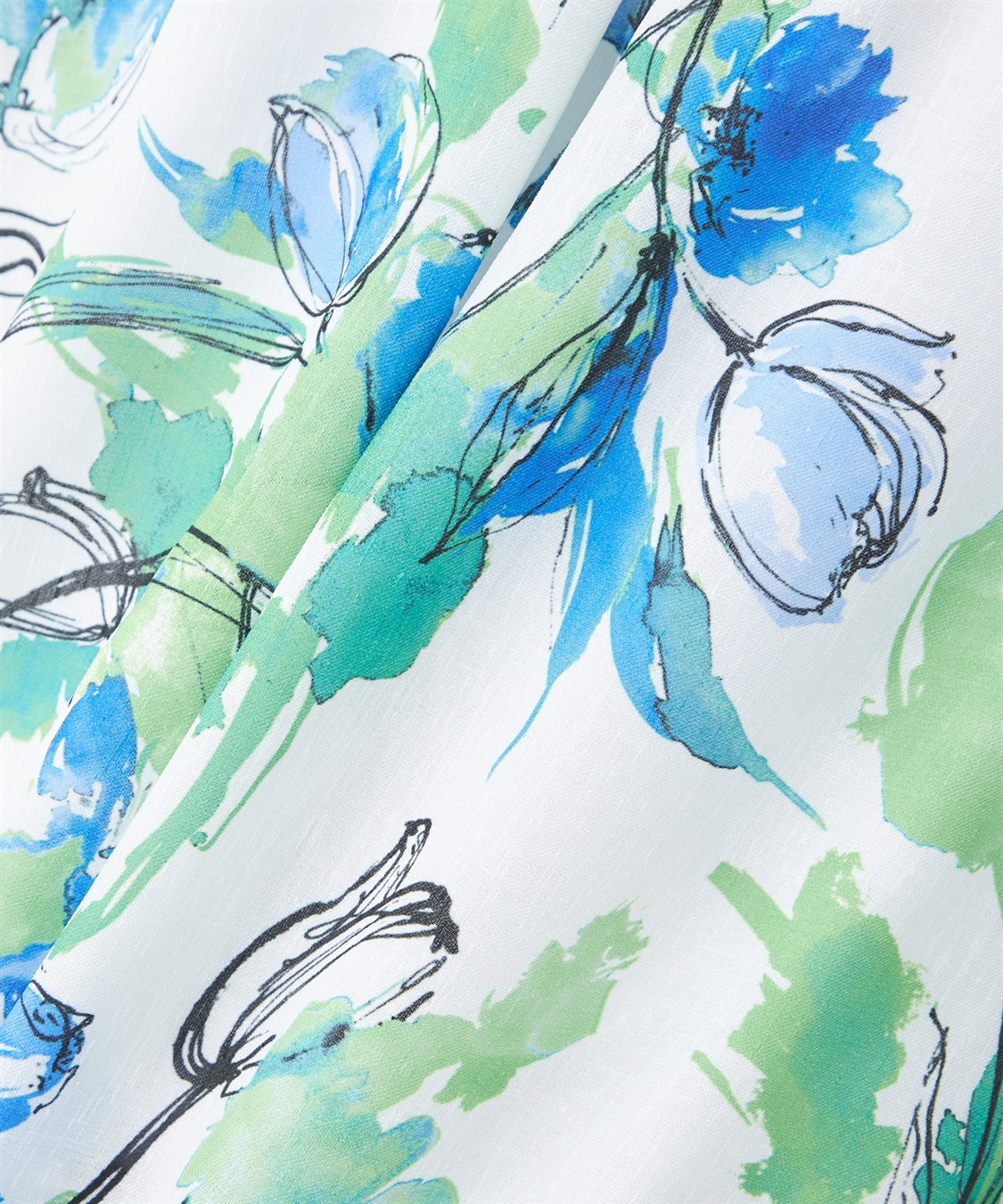 A/C DESIGN BY ALPHA CUBIC チューリッププリントブラウス_sub_7