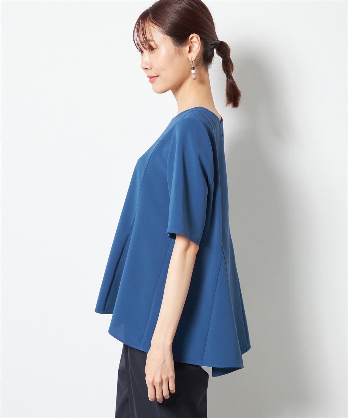 A/C DESIGN BY ALPHA CUBIC 【接触冷感】チュニックブラウス_sub_1