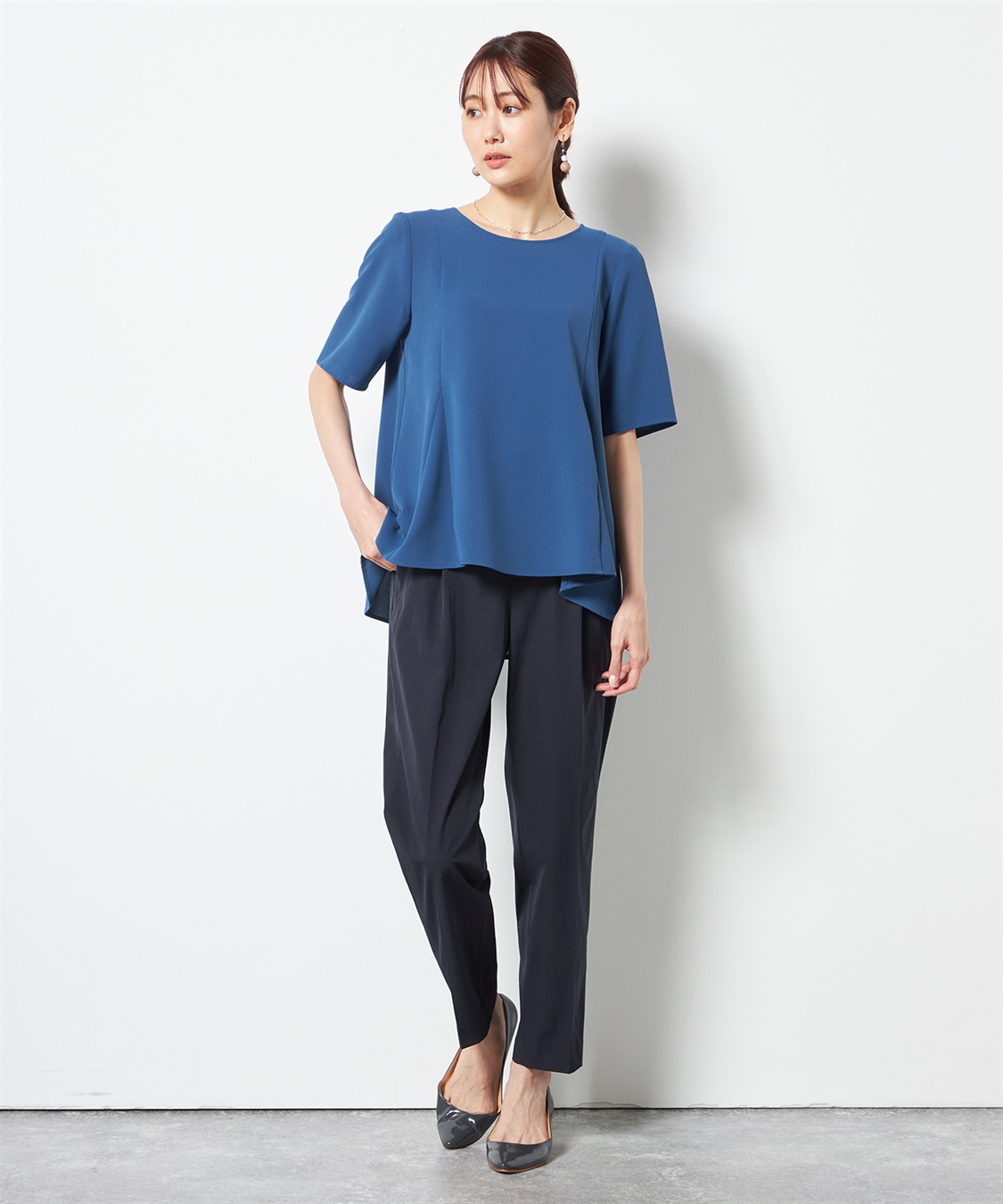 A/C DESIGN BY ALPHA CUBIC 【接触冷感】チュニックブラウス_sub_8