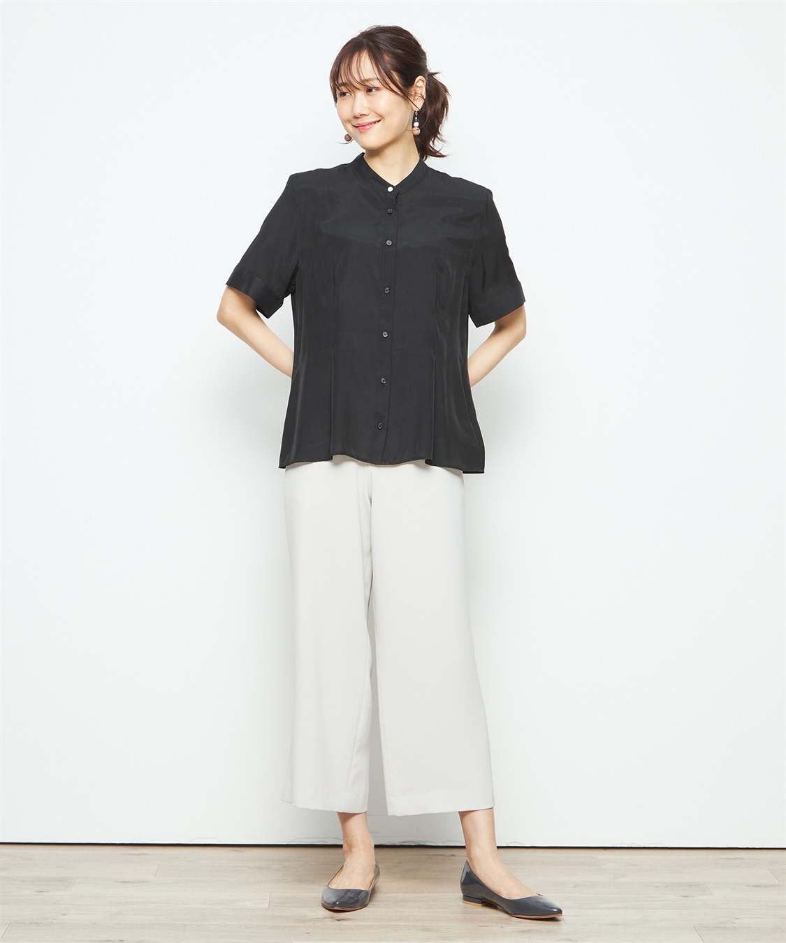 A/C DESIGN BY ALPHA CUBIC シアーブラウス_sub_1