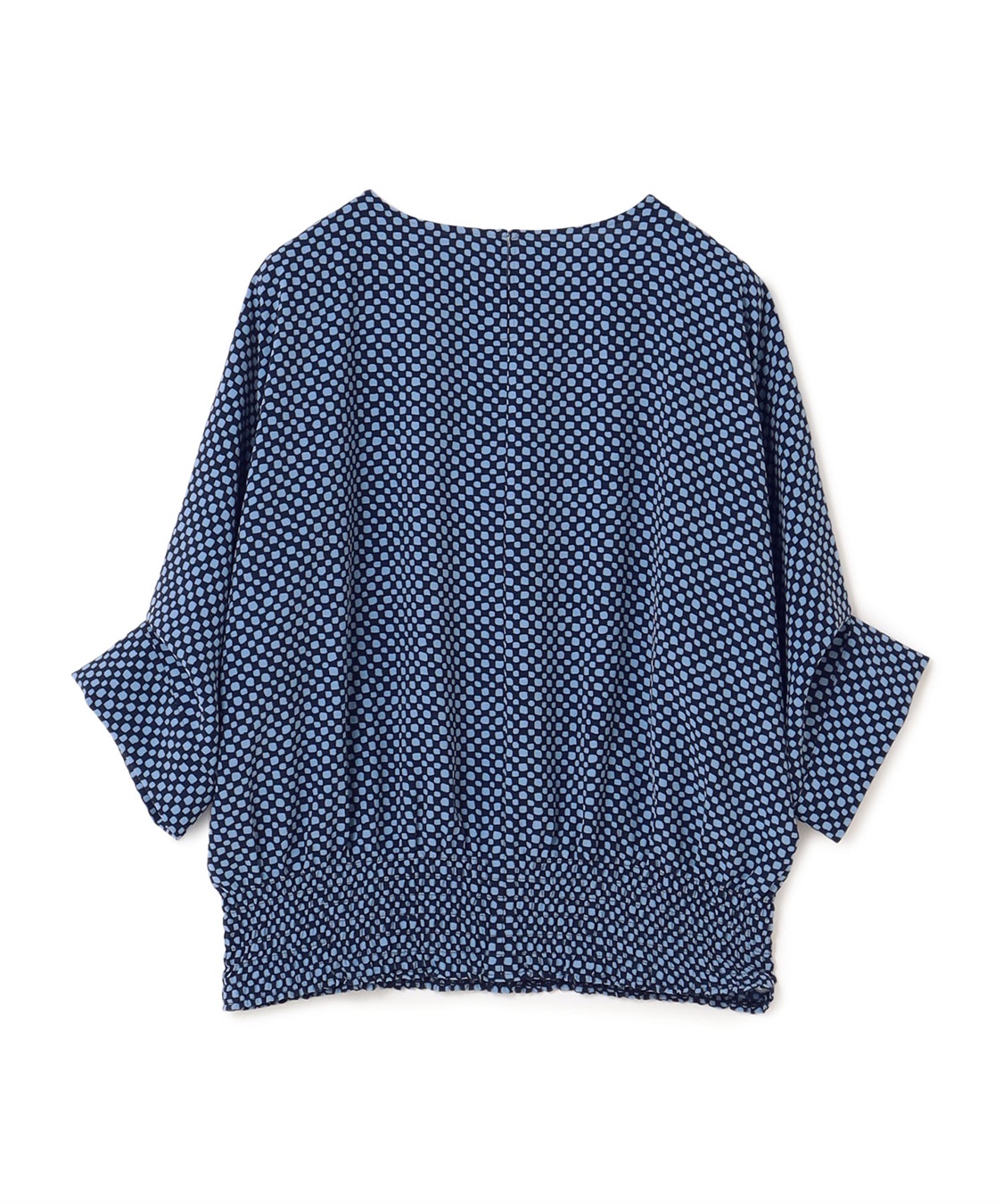 A/C DESIGN BY ALPHA CUBIC 【接触冷感】シャーリングドルマンブラウス_sub_3