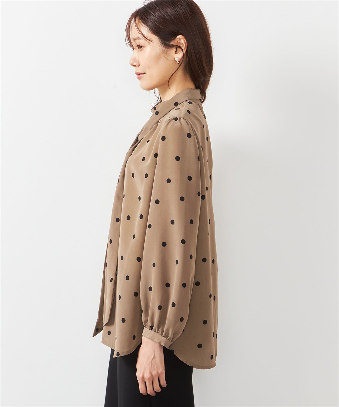 A/C DESIGN BY ALPHA CUBIC 2WAYボウタイブラウス_sub_2