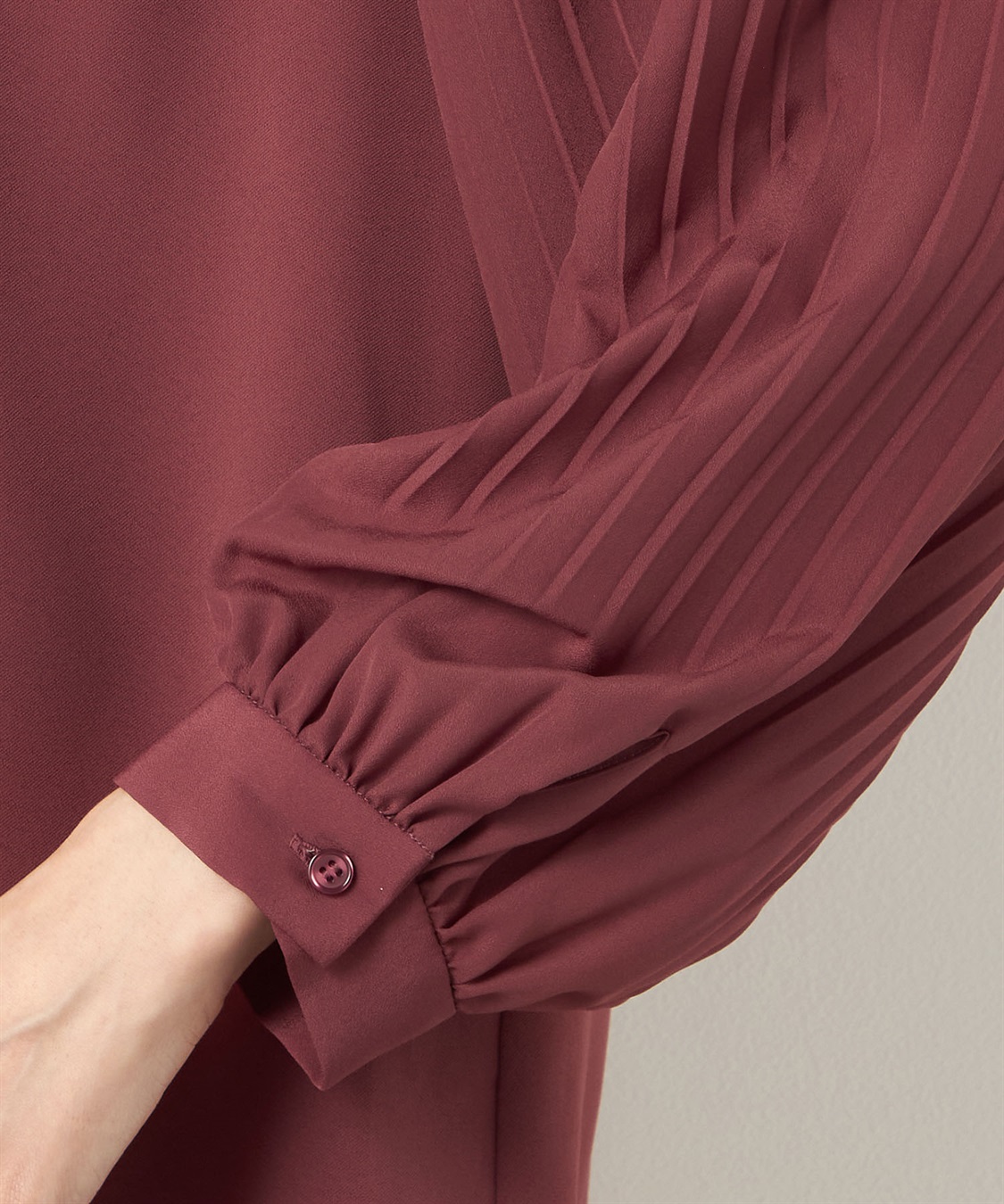 A/C DESIGN BY ALPHA CUBIC プリーツスリーブブラウス_sub_6