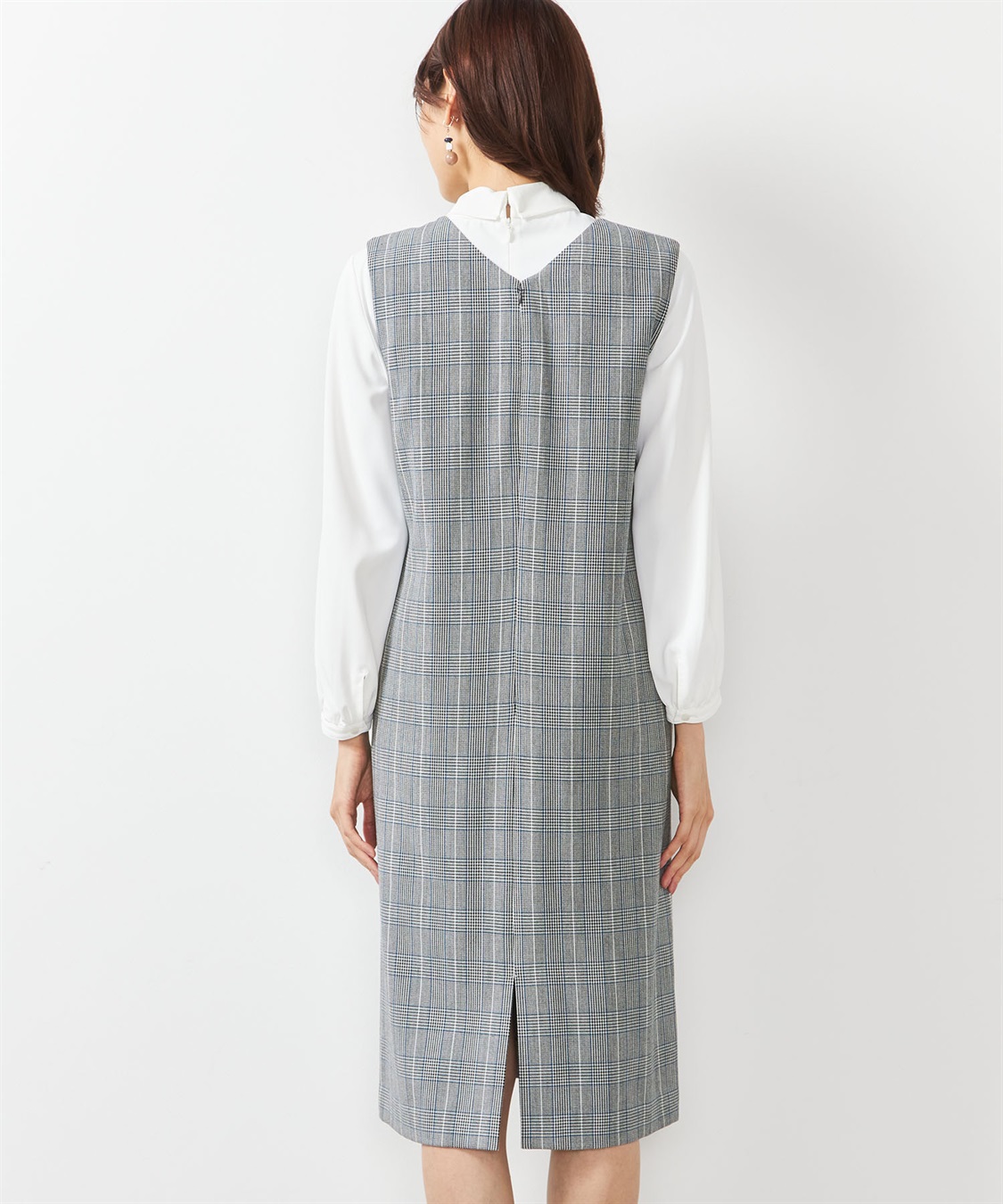 A/C DESIGN BY ALPHA CUBIC ローズオイル加工ジャンパースカート_sub_2