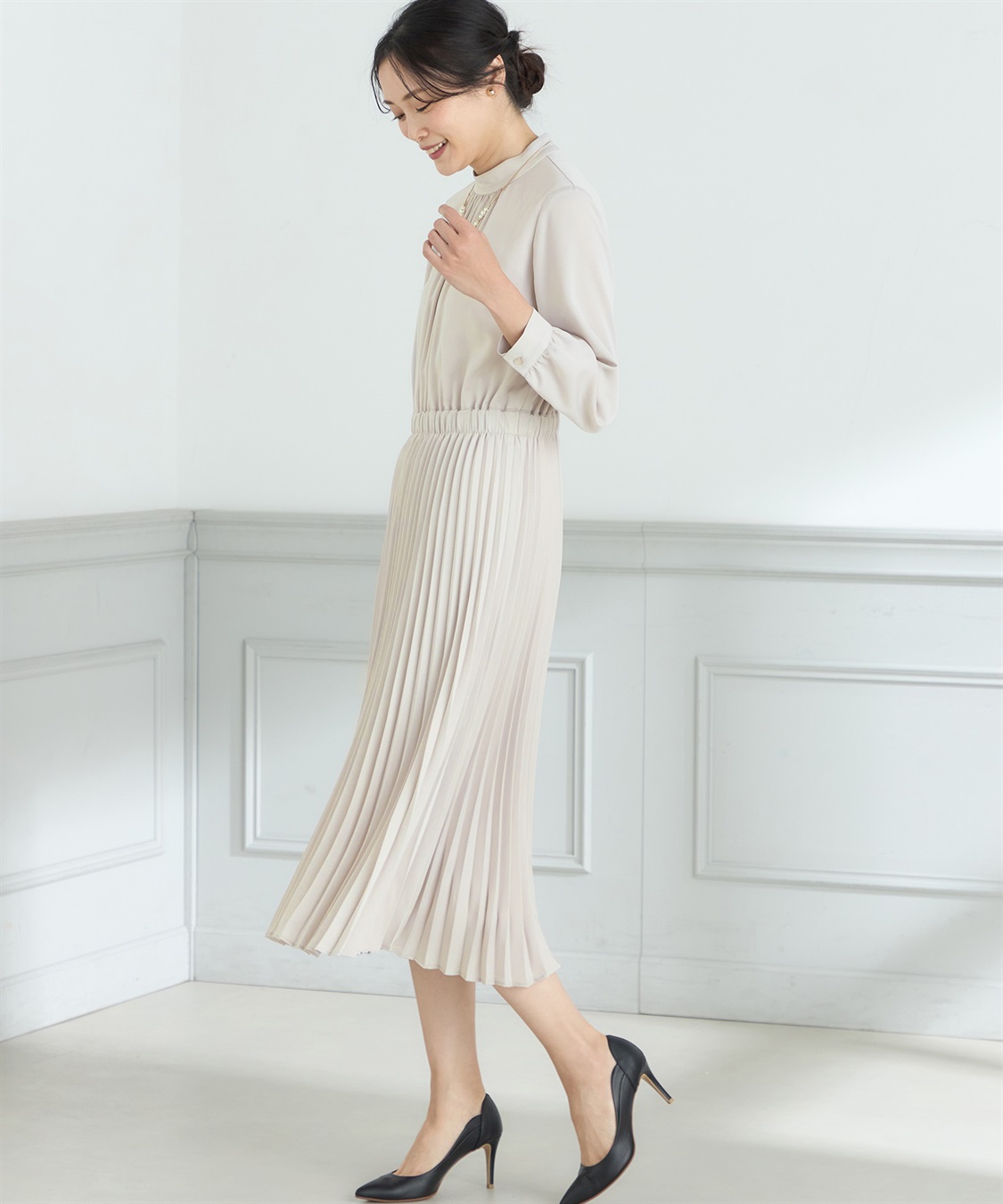 A/C DESIGN BY ALPHA CUBIC プリーツワンピース_sub_11