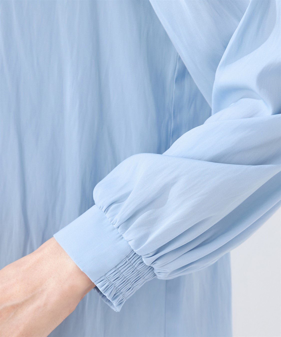 A/C DESIGN BY ALPHA CUBIC 【ウォッシャブル】スタンドカラーブラウス_sub_6