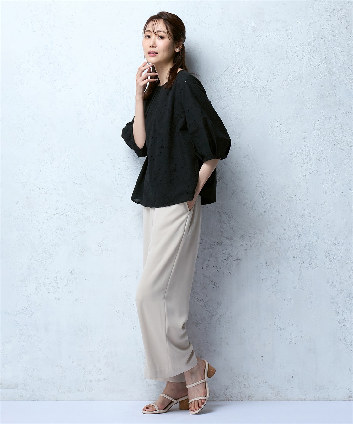 A/C DESIGN BY ALPHA CUBIC 刺しゅうブラウス_sub_17