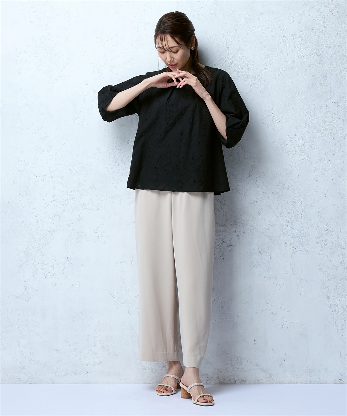 A/C DESIGN BY ALPHA CUBIC 刺しゅうブラウス_sub_18