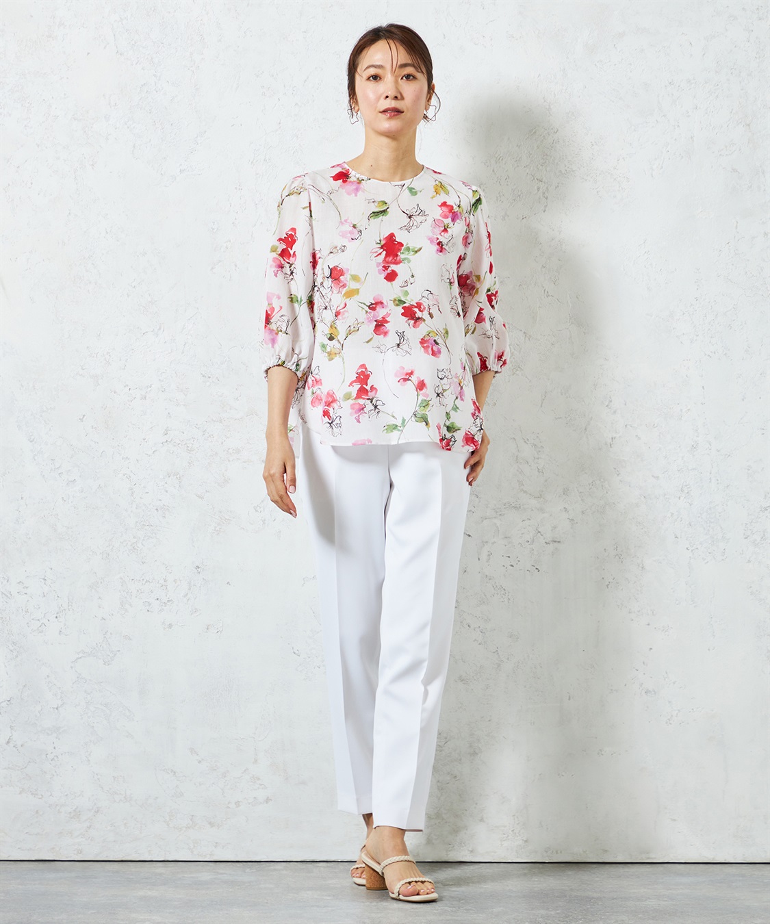 A/C DESIGN BY ALPHA CUBIC スイトピーブラウス_sub_1