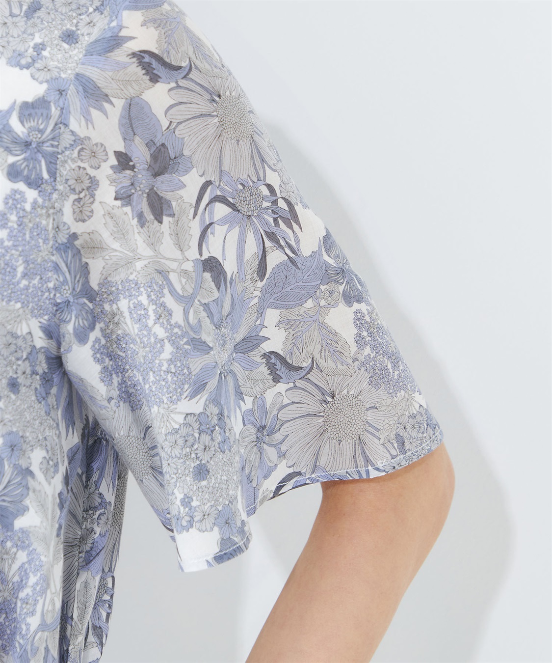 A/C DESIGN BY ALPHA CUBIC リバティプリントクルーネックワンピース_sub_7