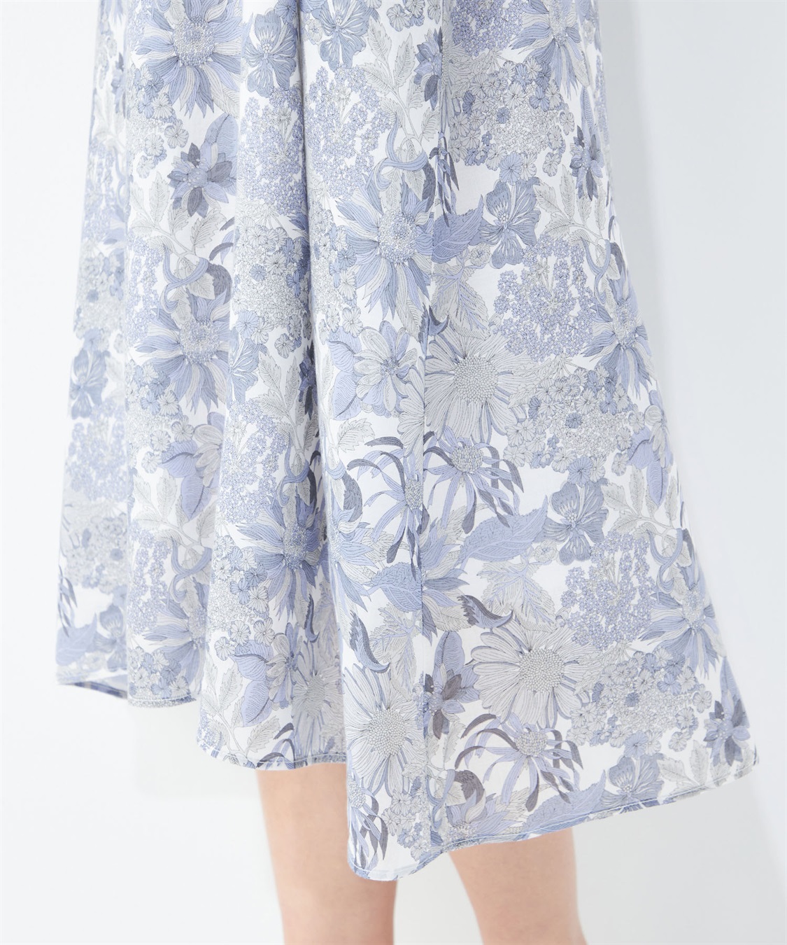 A/C DESIGN BY ALPHA CUBIC リバティプリントクルーネックワンピース_sub_10