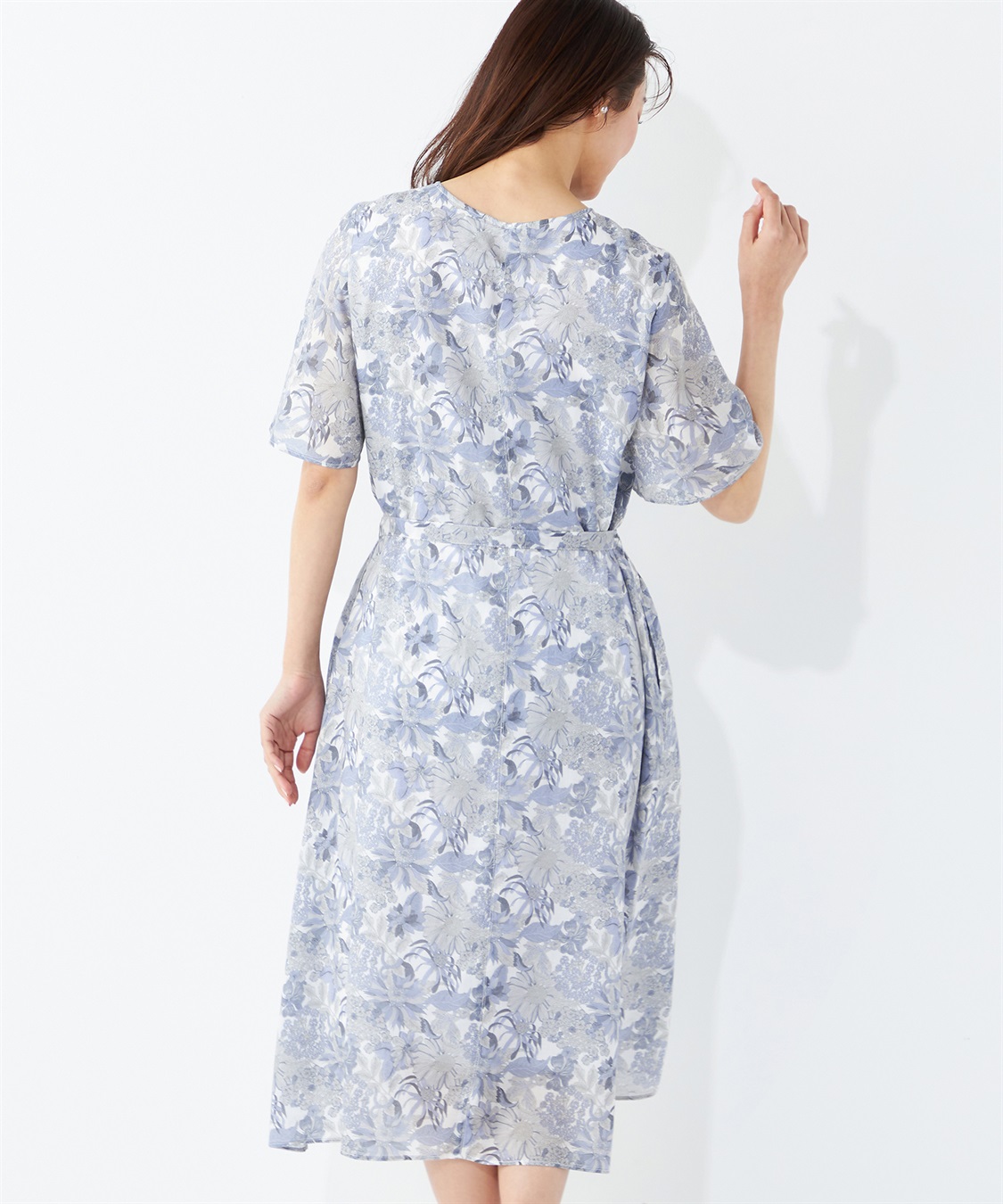 A/C DESIGN BY ALPHA CUBIC リバティプリントクルーネックワンピース_sub_25