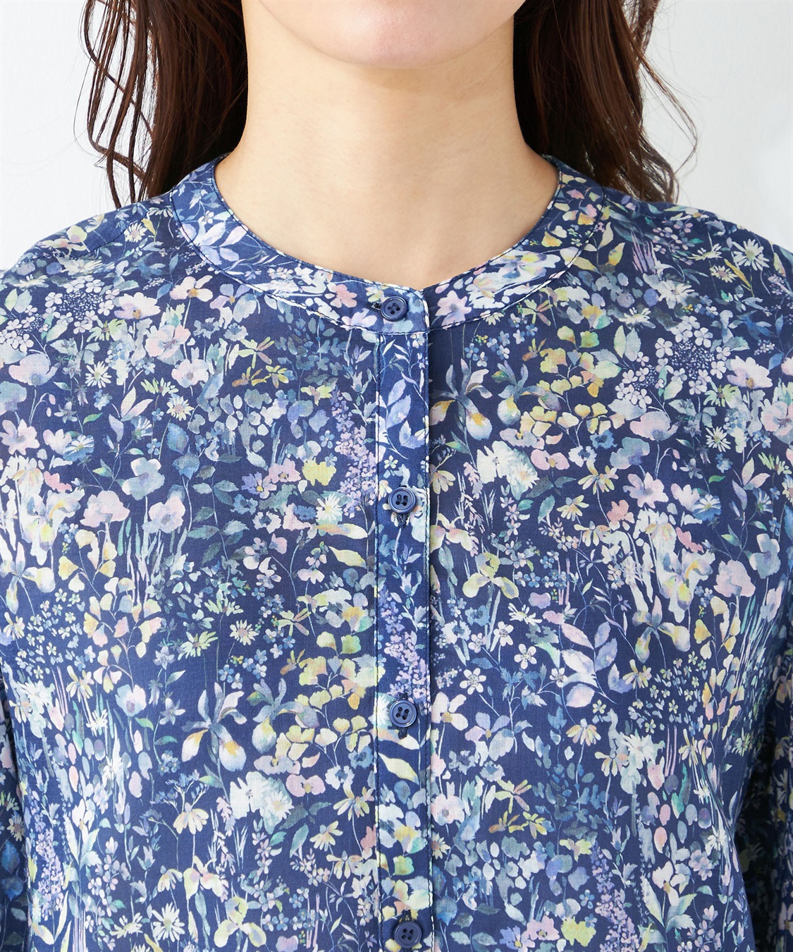 A/C DESIGN BY ALPHA CUBIC リバティプリントブラウス _sub_9