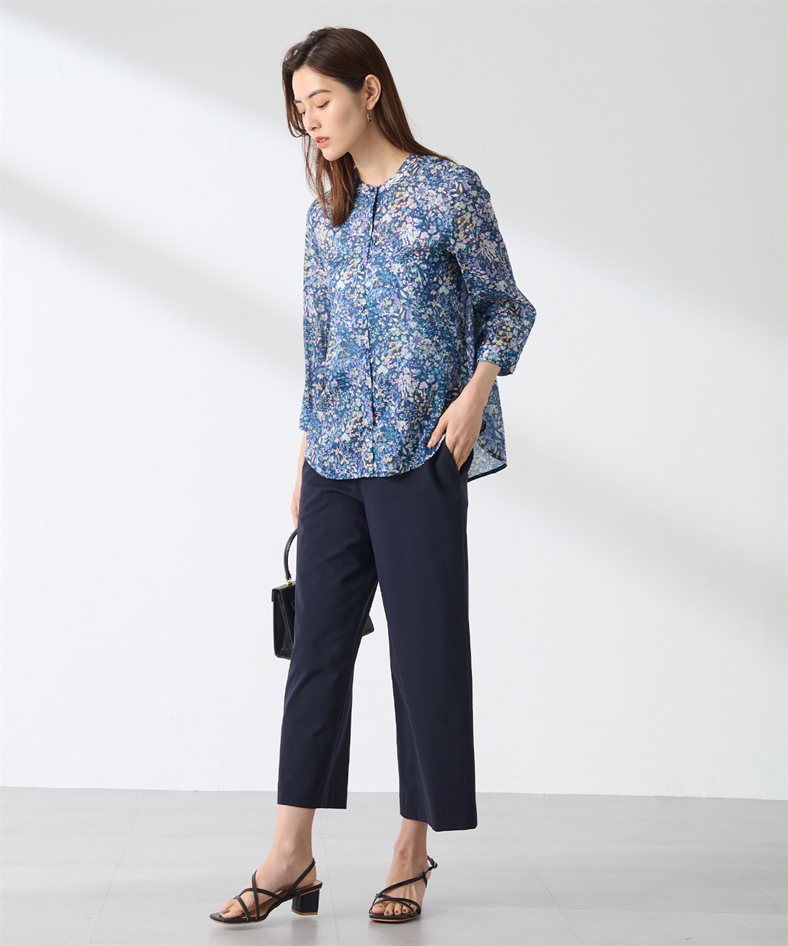 A/C DESIGN BY ALPHA CUBIC リバティプリントブラウス _sub_14