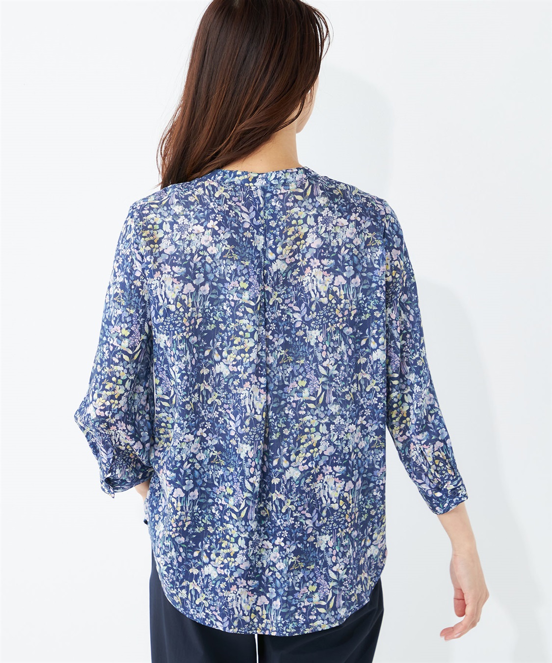 A/C DESIGN BY ALPHA CUBIC リバティプリントブラウス _sub_17