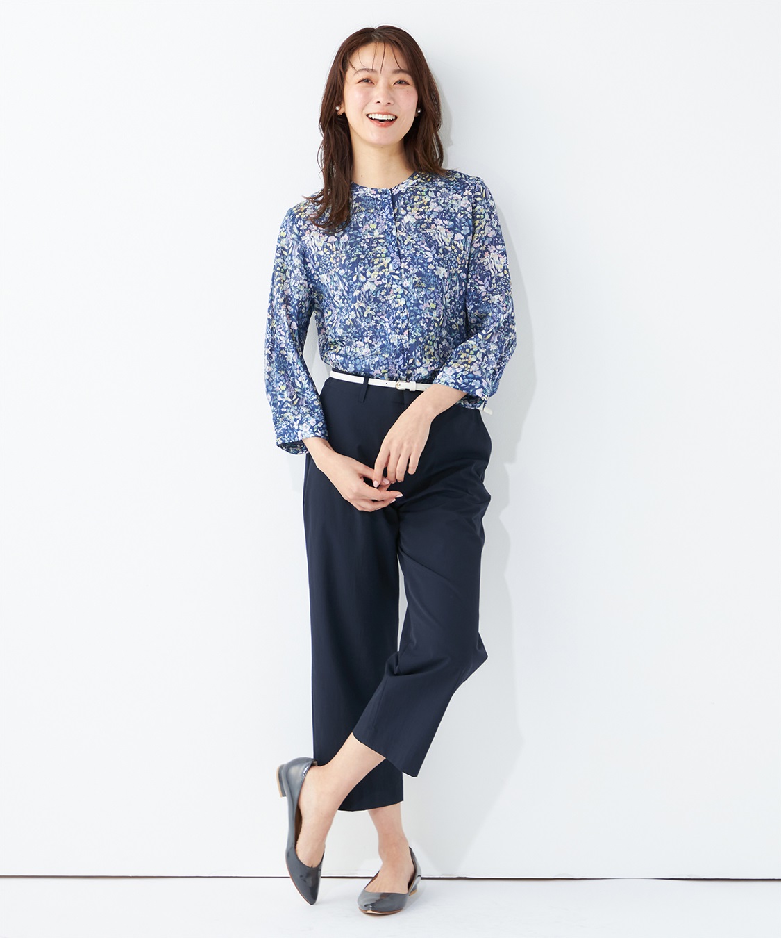 A/C DESIGN BY ALPHA CUBIC リバティプリントブラウス _sub_18