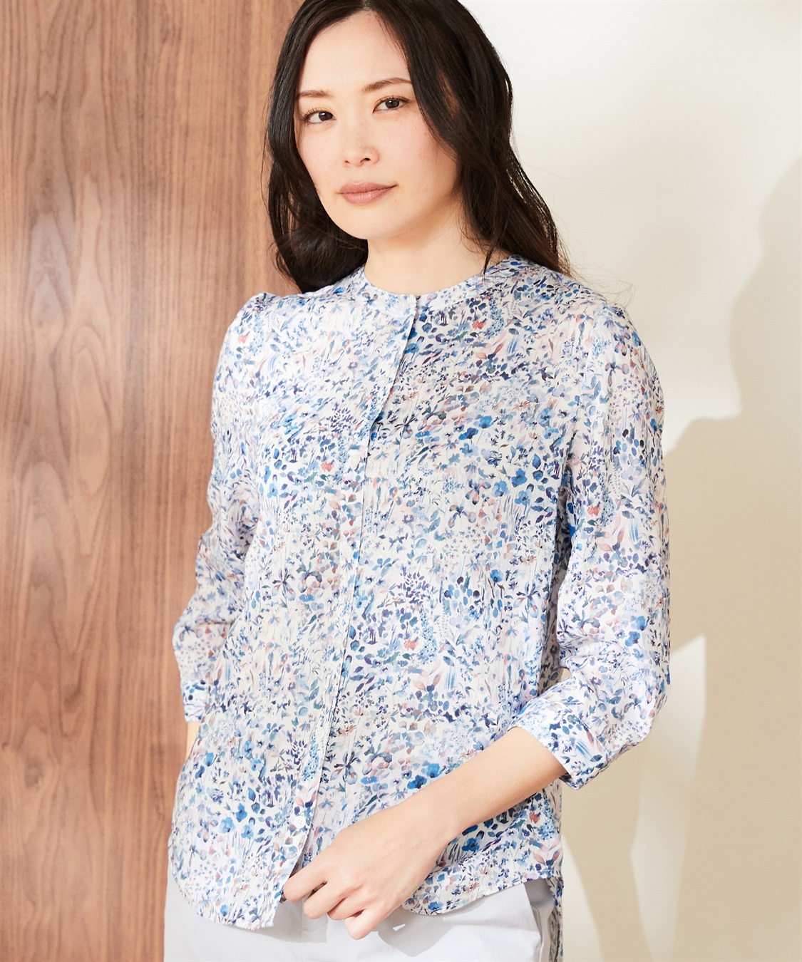 A/C DESIGN BY ALPHA CUBIC リバティプリントブラウス _sub_19