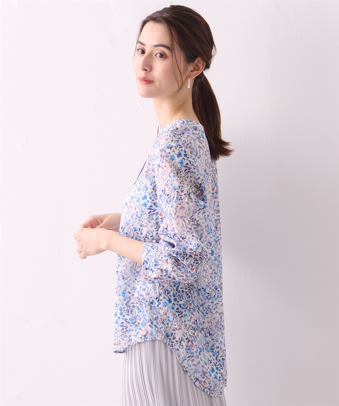 A/C DESIGN BY ALPHA CUBIC リバティプリントブラウス _sub_22