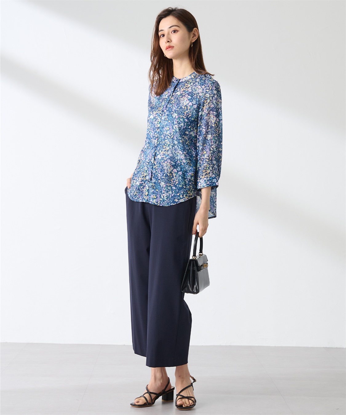 A/C DESIGN BY ALPHA CUBIC リバティプリントブラウス _sub_28