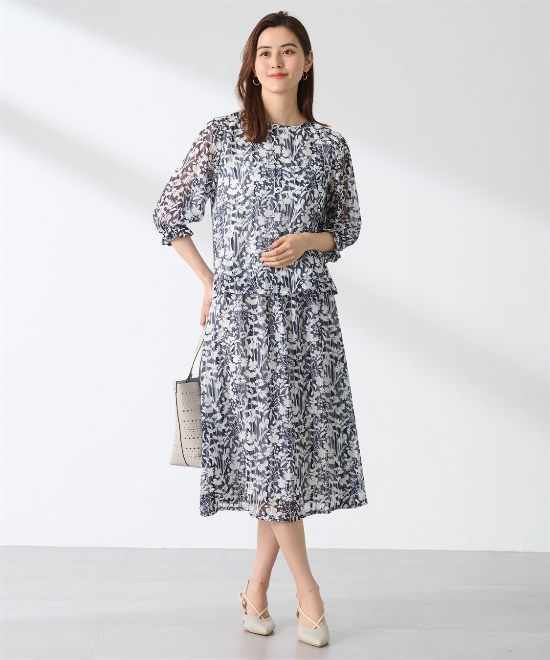 A/C DESIGN BY ALPHA CUBIC リバティプリントプルオーバーブラウス_sub_17