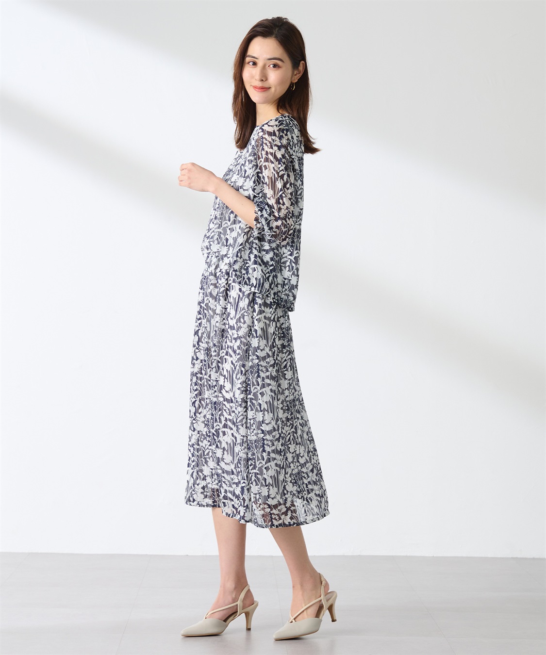 A/C DESIGN BY ALPHA CUBIC リバティプリントプルオーバーブラウス_sub_18