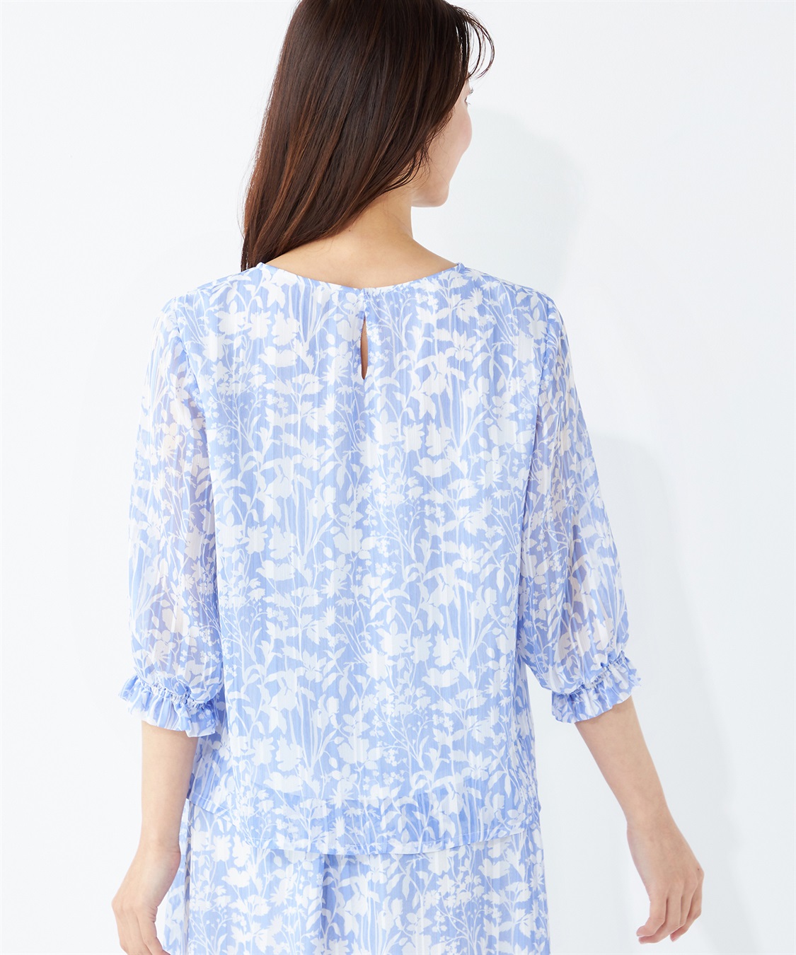 A/C DESIGN BY ALPHA CUBIC リバティプリントプルオーバーブラウス_sub_21