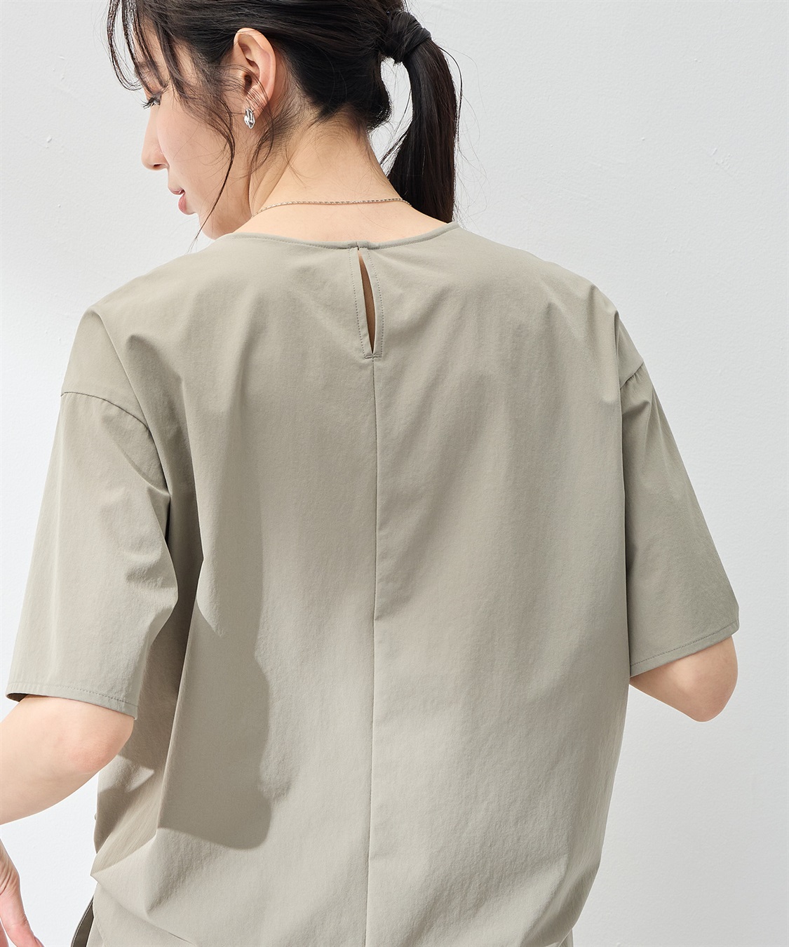 A/C DESIGN BY ALPHA CUBIC 【セットアップ対応】【はっ水・冷感】ラッシュガードブラウス_sub_13