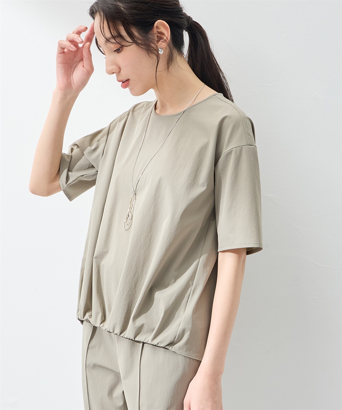 A/C DESIGN BY ALPHA CUBIC 【セットアップ対応】【はっ水・冷感】ラッシュガードブラウス_sub_15