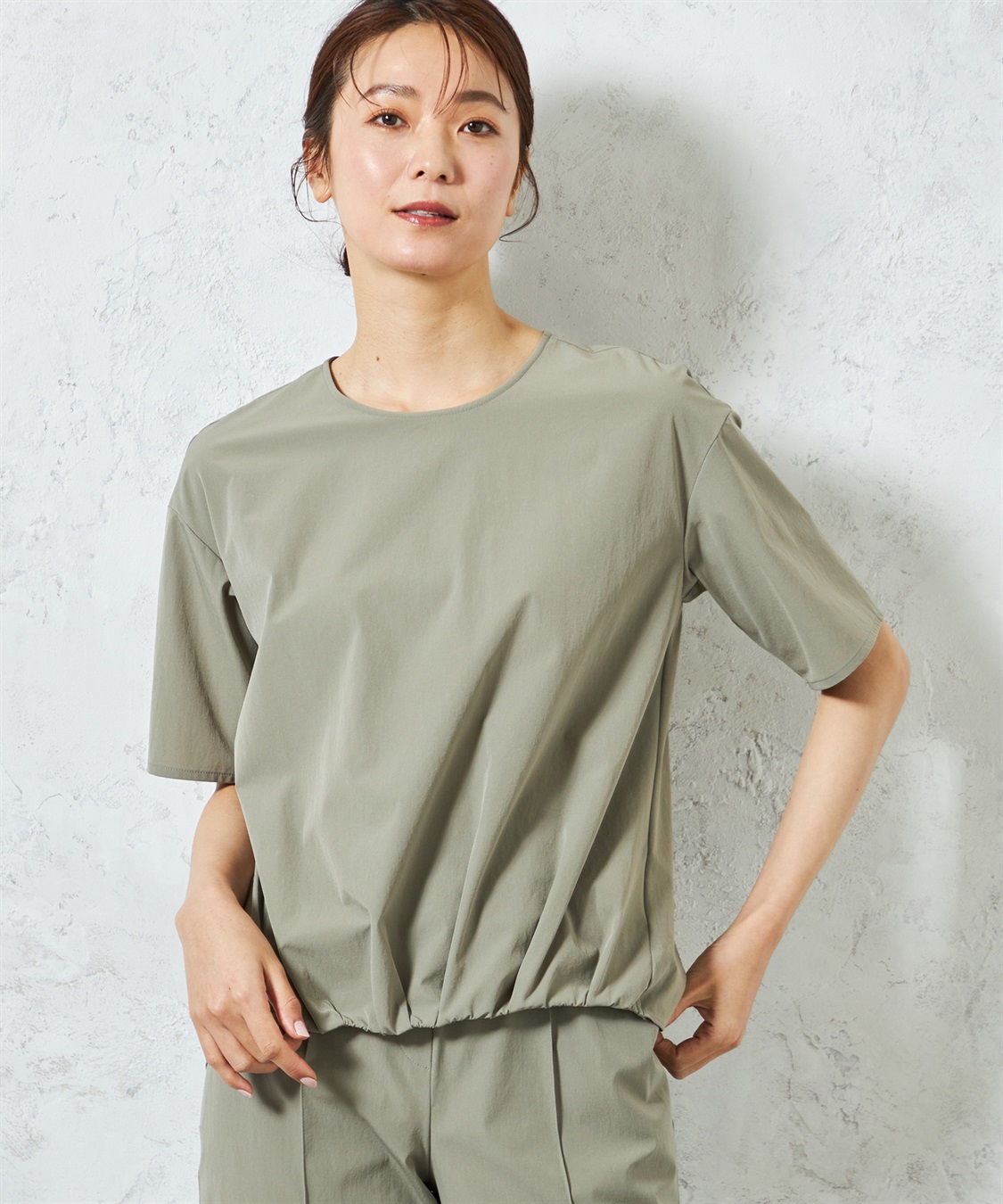 A/C DESIGN BY ALPHA CUBIC 【セットアップ対応】【はっ水・冷感】ラッシュガードブラウス_sub_21